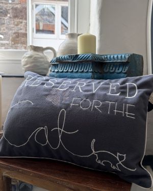 Reserved For The Cat Cushion