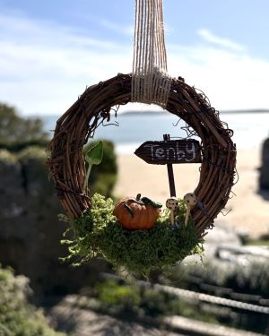Small Pumpkin Fairy Ring Wreath