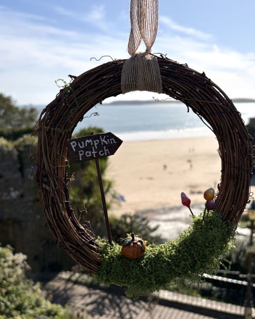 Pumpkin Patch Fairy Ring Wreath