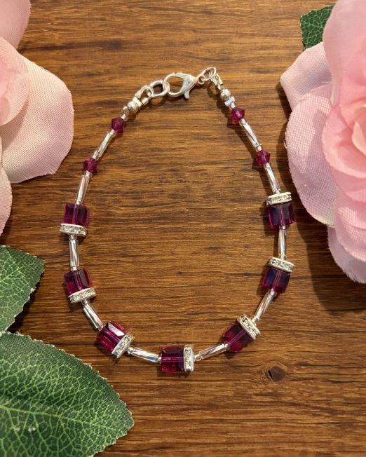 Pink Crystal Bracelet